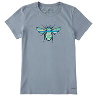 Life is Good Women's Beescape Crusher-LITE Short-Sleeve Shirt