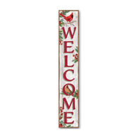My Word! Welcome - Cardinal Porch Board