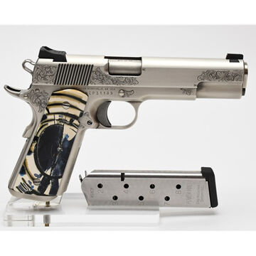 Nighthawk Custom VIP Nickel Mammoth Grips 45 ACP 5 8-Round Pistol - Limited Edition