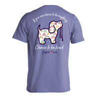 Puppie Love Men's & Women's Kind Rainbow Pup Short-Sleeve T-Shirt