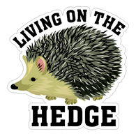 Sticker Cabana Living On The Hedge Mini Sticker