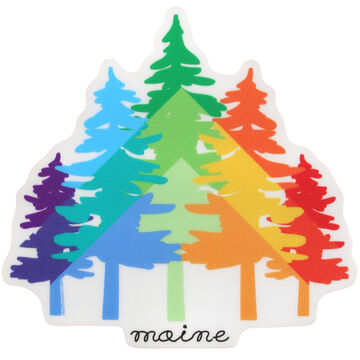 Blue 84 Rainbow Pines Maine Sticker