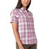Dickies Womens Plaid Woven Short-Sleeve Shirt
