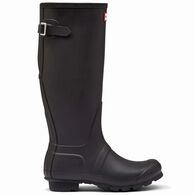 Hunter Boots Women's Original Tall Back Adjustable Matte Rain Boot