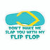 Sticker Cabana Flip Flop Mini Sticker