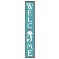 My Word! Welcome - Santa Hat Mermaid Porch Board
