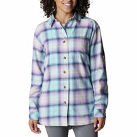 Columbia Women's Holly Hideaway Flannel Long-Sleeve Shirt