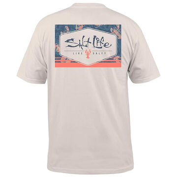 Salt Life Mens Rockin Lobster Short-Sleeve Pocket T-Shirt