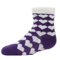 MeMoi Girl's Hearts Galore Cozy Non-Slip Sock