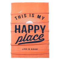 Life is Good Berkshire Happy Place Beach Towel