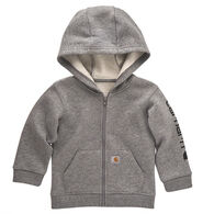 Carhartt Infant/Toddler Boy's Full-Zip Logo Sweatshirt