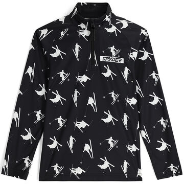 Spyder Boys Ski Day Half-Zip Long-Sleeve Pullover Shirt