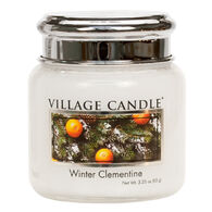Village Candle Petite Glass Jar Candle - Winter Clementine