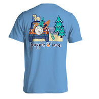 Puppie Love Women's Lake Life Pup Short-Sleeve T-Shirt