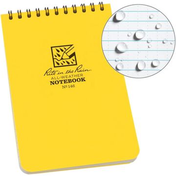 Rite In The Rain All-Weather Top Spiral Notebook - 4 x 6