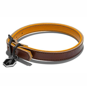 Wolfgang Horween Tan Leather Dog Collar