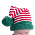 Huggalugs Infant/Toddler Candy Cane Stocking Hat