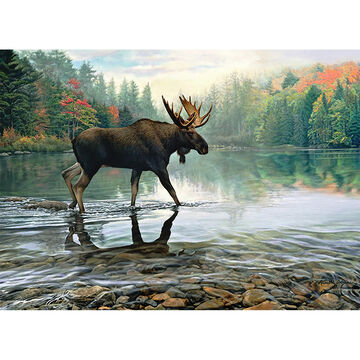 Cobble Hill Jigsaw Puzzle - Moose Crossing