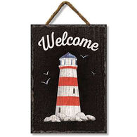 My Word! Welcome - Lighthouse Slate Impression