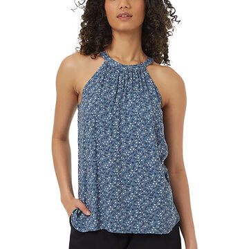 tentree Womens EcoWoven Crepe Cypress Tank Top