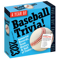 A Year of Baseball Trivia! 2023 Page-A-Day Calendar by Kenneth Shouler