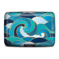 Fig Design Women's Monarque Enameled Waves RFID Armored Wallet