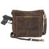 Gun Toten Mamas GTM–CZY/98 Distressed Leather Slim RFID Concealed Carry Cross Body Bag