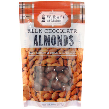 Wilburs of Maine Milk Chocolate Covered Almonds