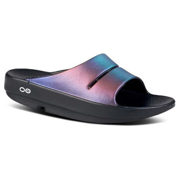 Oofos Womens OOahh Luxe Slide Sandal