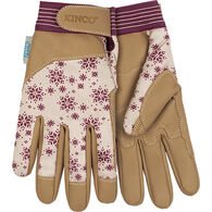 Kinco Women's Hydroflector Lined Water-resistant Cream Synthetic Glove with Pull-strap