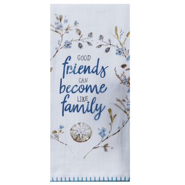Kay Dee Designs Blue Escape Friends Family Flour Sack Towel