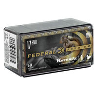 Federal Premium Varmint & Predator 17 HMR 17 Grain Hornady V-Max Rimfire Ammo (50)