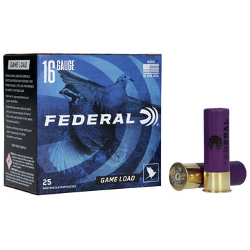 Federal Game Load Upland 16 GA 2-3/4 1 oz. #6 Shotshell Ammo (25)