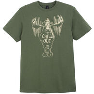 Soul Flower Women's Chill Out Moose Short-Sleeve T-Shirt