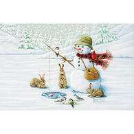 Pumpernickel Press Ice Fishing Deluxe Boxed Greeting Cards
