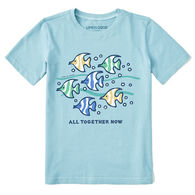 Life is Good Youth All Together New Fish Crusher Short-Sleeve Shirt