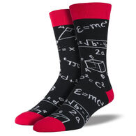 Socksmith Design Men's Math Crew Sock