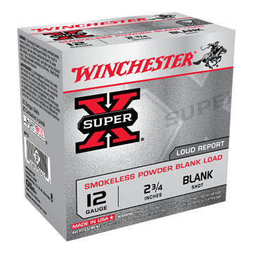 Winchester Super-X 12 GA 2-3/4 Smokeless Blank Ammo (25)