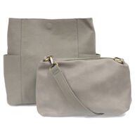 Joy Susan Women's Kayleigh Side-Pocket Bucket Handbag