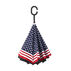 Calla Products Womens US Flag Topsy Turvy Umbrella
