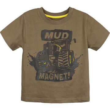 John Deere Toddler Boys Mud Magnet Short-Sleeve Shirt