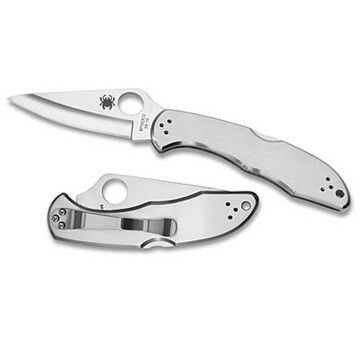 Spyderco Delica 4 PlainEdge Folding Knife