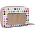 Buxton Womens Colorful Polka Dot Vegan Leather with RFID Pik-Me-Up Wizard Wallet