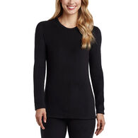 Cuddl Duds Women's Fleecewear With Stretch Crew Neck Long-Sleeve Base Layer Top