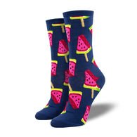 Socksmith Design Women's Watermelon Pops Crew Sock