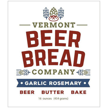 Halladays Harvest Barn Vermont Beer Bread Company Garlic Rosemary Beer Bread Mix