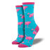Socksmith Design Womens Flamingo Crew Sock