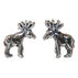 Semaki & Bird, Ltd. Womens Sterling Silver Moose Earring