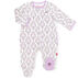 Magnetic Me Infant Girls Unicorn Dreams Organic Cotton Magnetic Footie Pajama