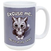 Earth Sun Moon Excuse Me Cat Mug